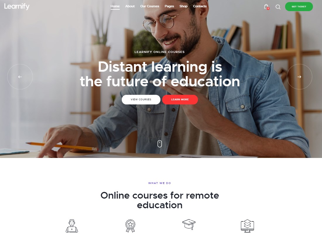 Learnify - Tema WordPress pentru cursuri educaționale online