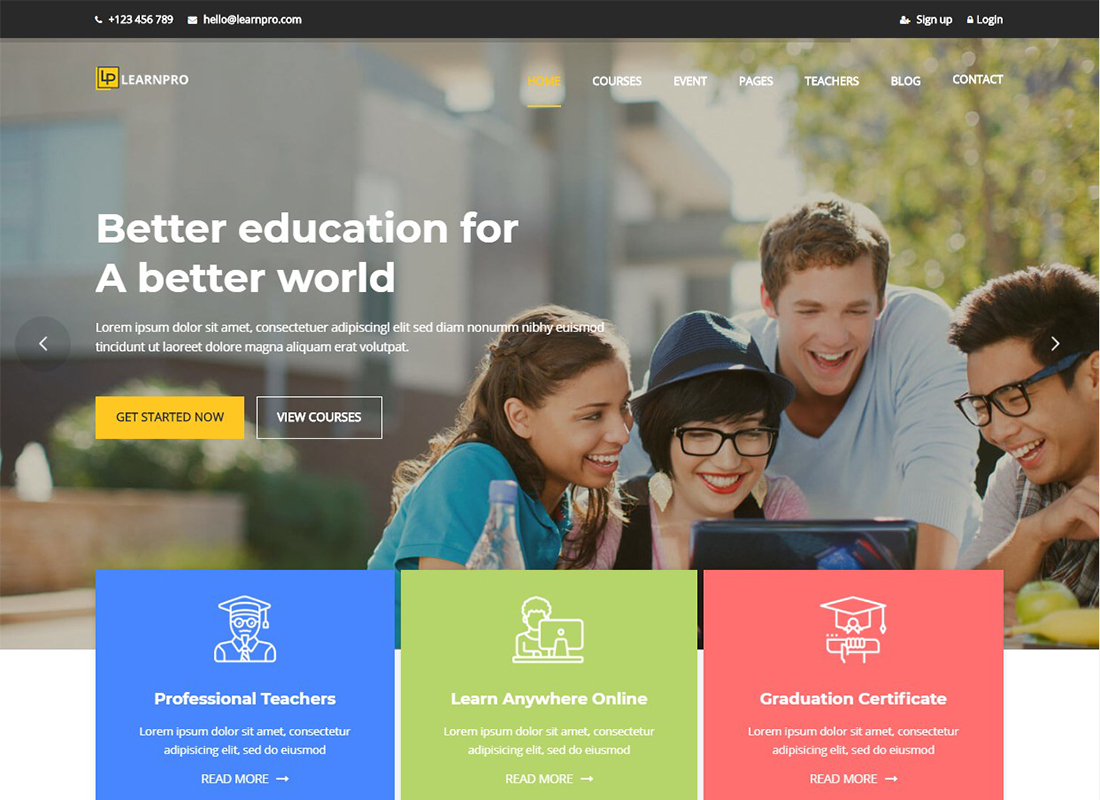 learnpro-education-wordpress-theme