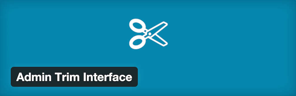 Interfață Admin Trim — Pluginuri WordPress