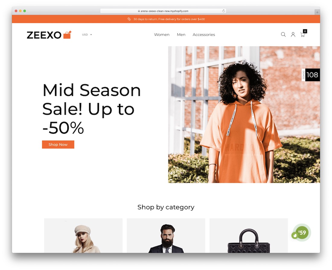 tema bootstrap zeexo shopify