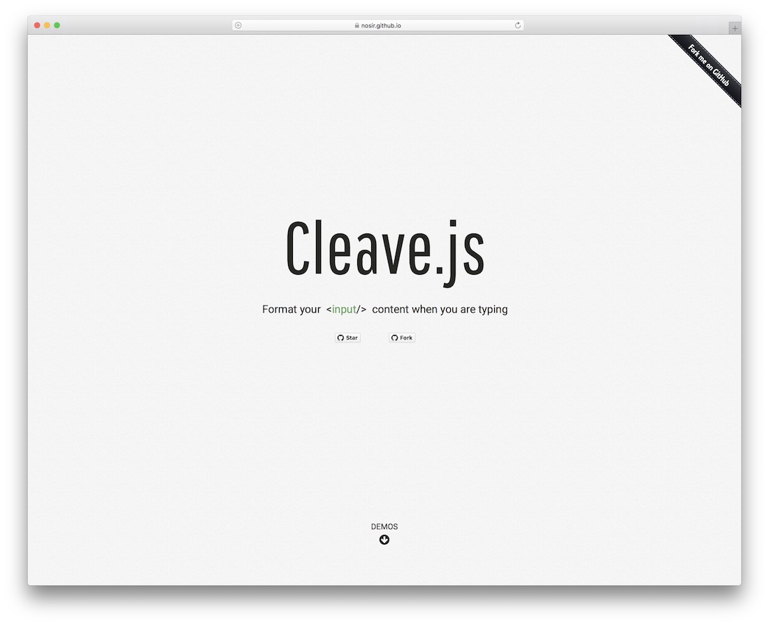 cleavejs javascript çerçevesi