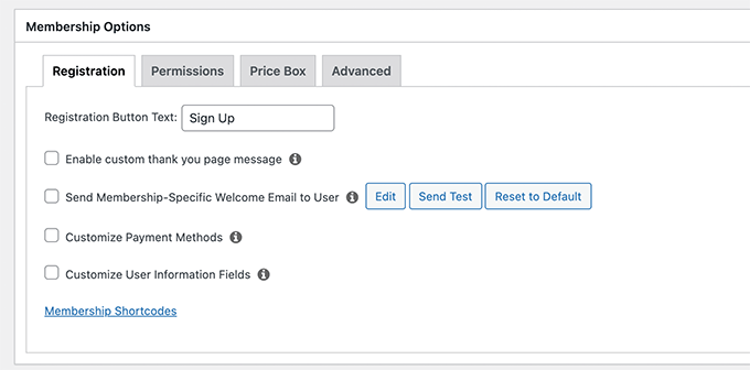 Configure plan options