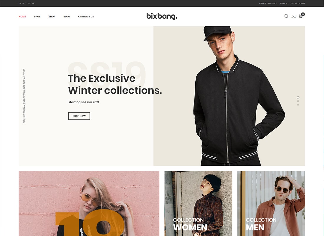 Bixbang - Tema WordPress eCommerce Minimalis untuk WooCommerce