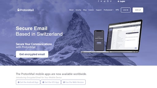 Beranda ProtonMail