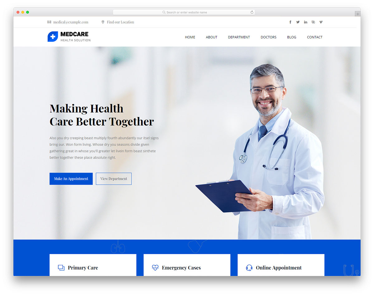 medcare free template