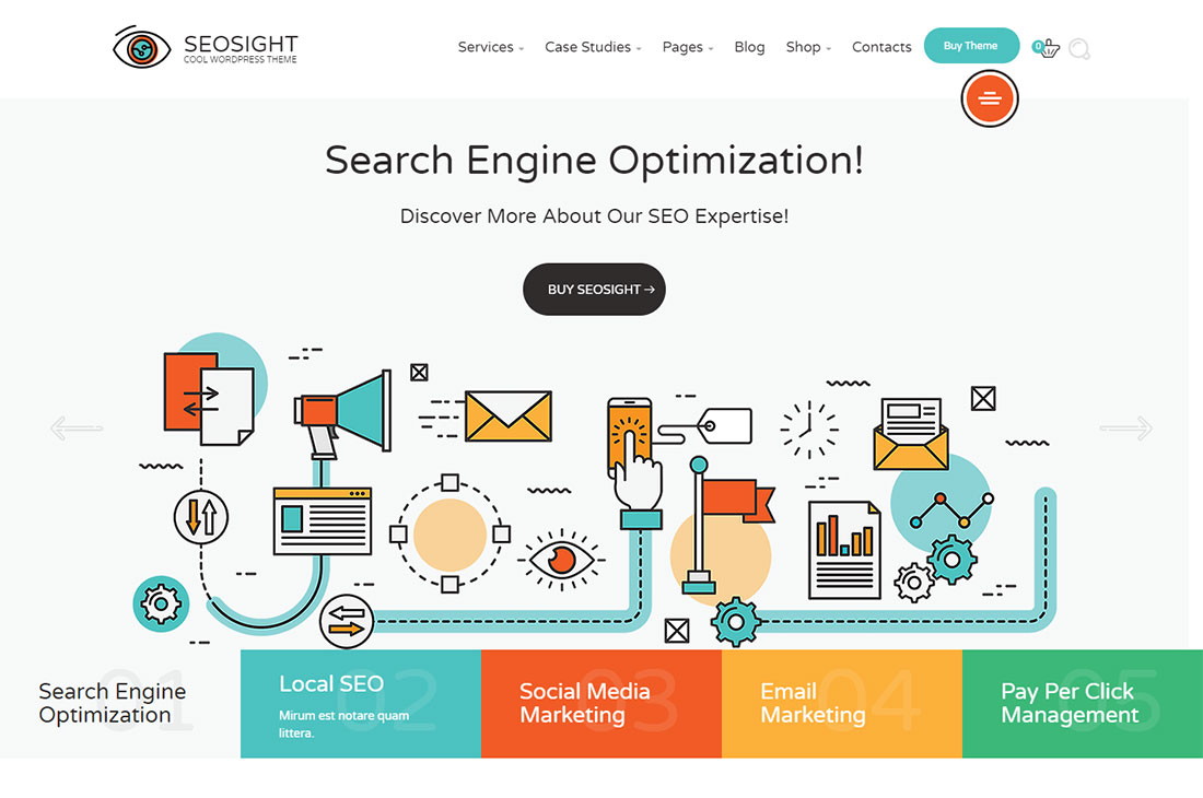 Tema WordPress Generasi Pemimpin SEOsight