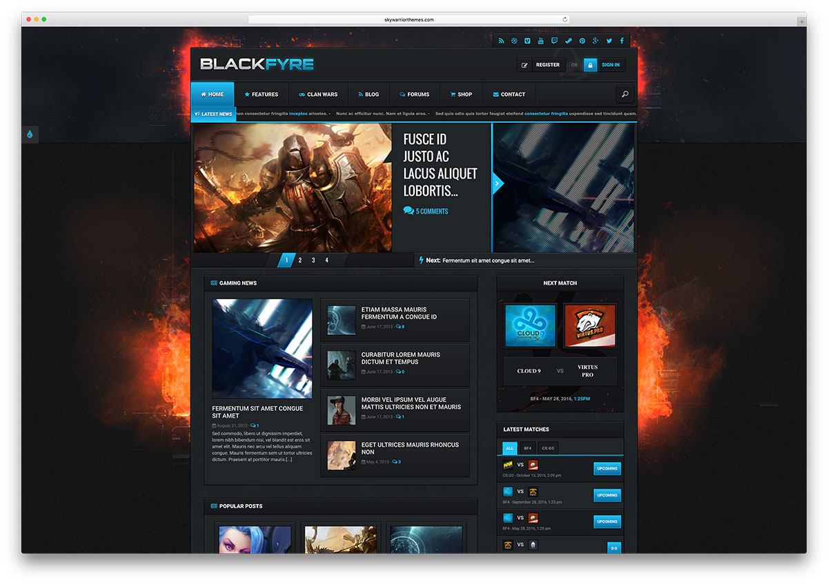 blackfyre-dark-gamer-wordpress-theme