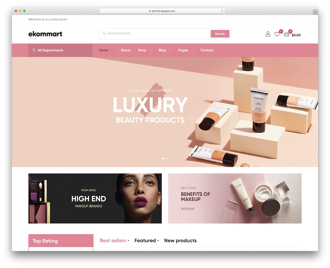 tema wordpress ekommart woocommerce