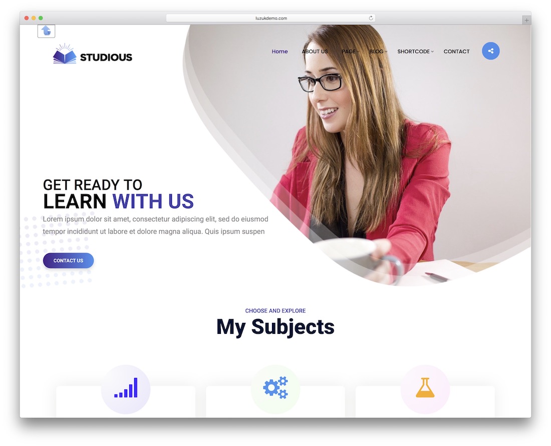 tutor privat bootstrap tema wordpress gratis