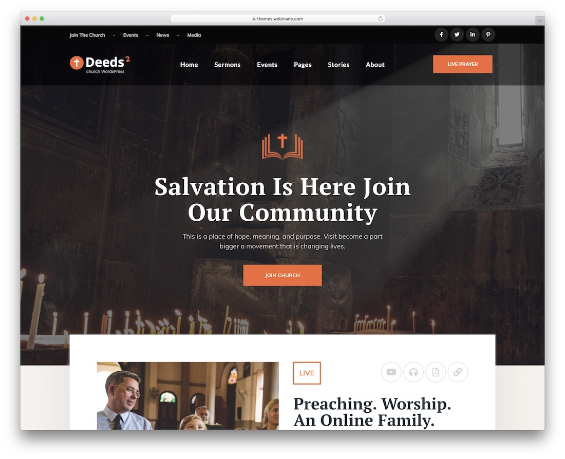 tema wordpress gereja perbuatan2