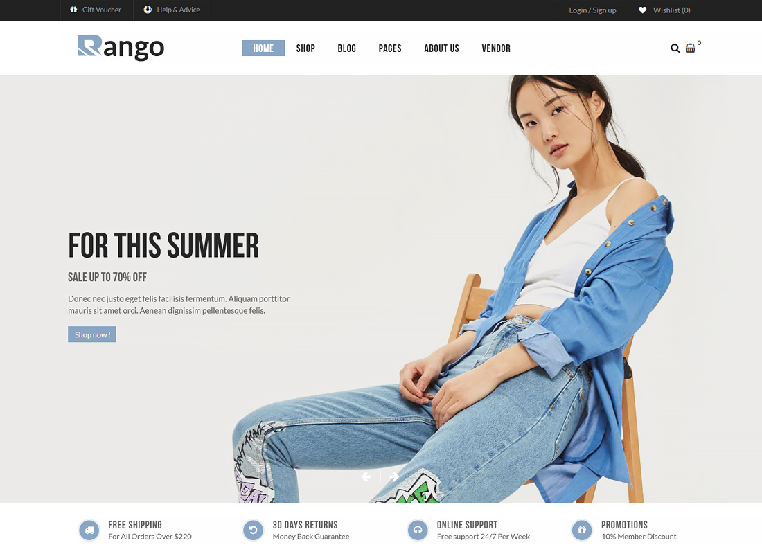 Rango - Tema WordPress WooCommerce Responsif Multiguna Premium