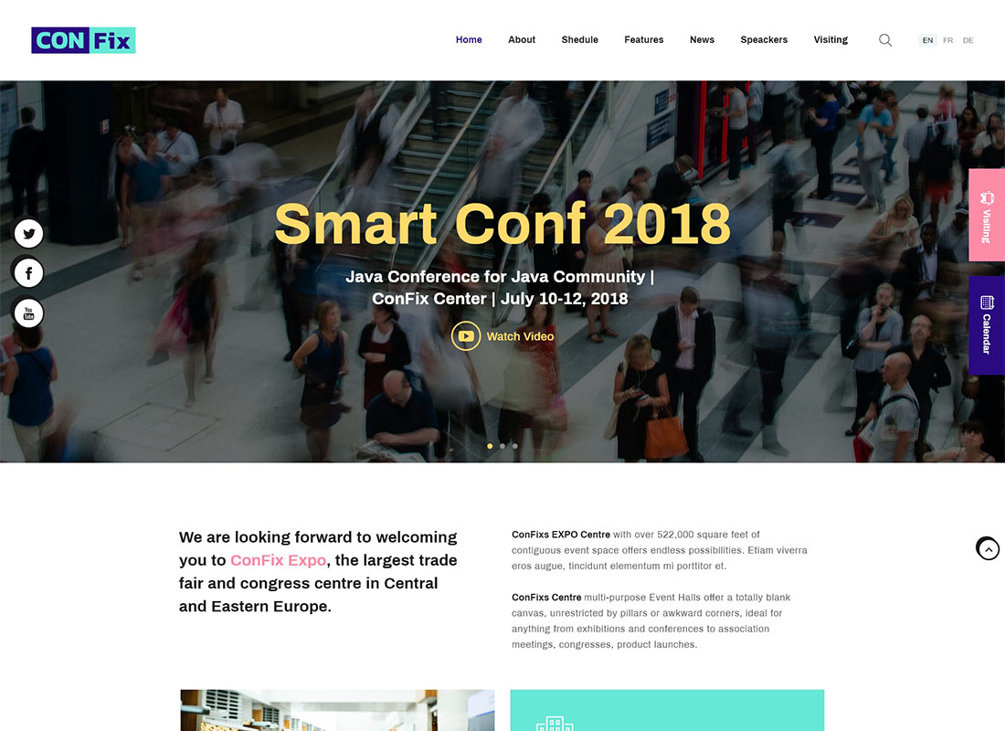 ConFix - Tema WordPress Expo & Acara