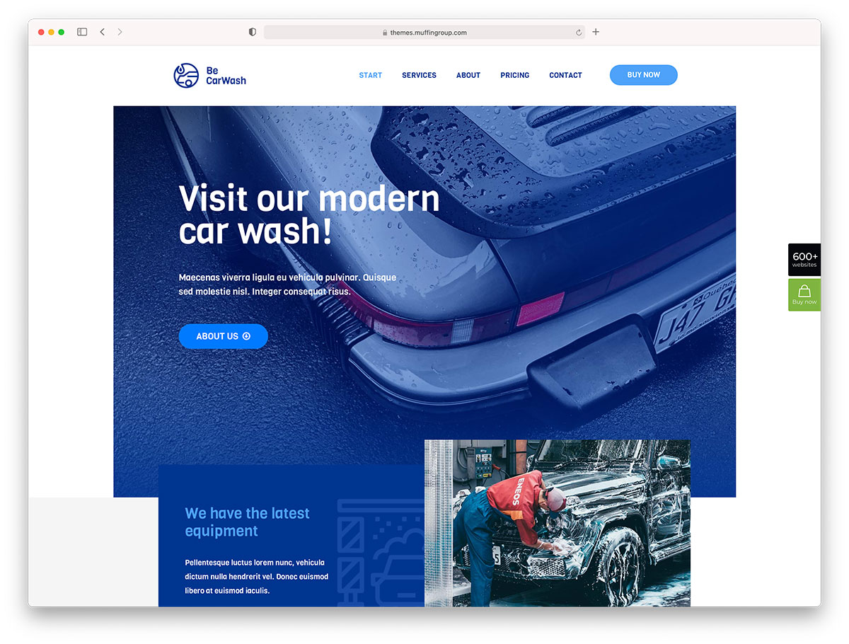 BeTheme - tema WordPress cuci mobil