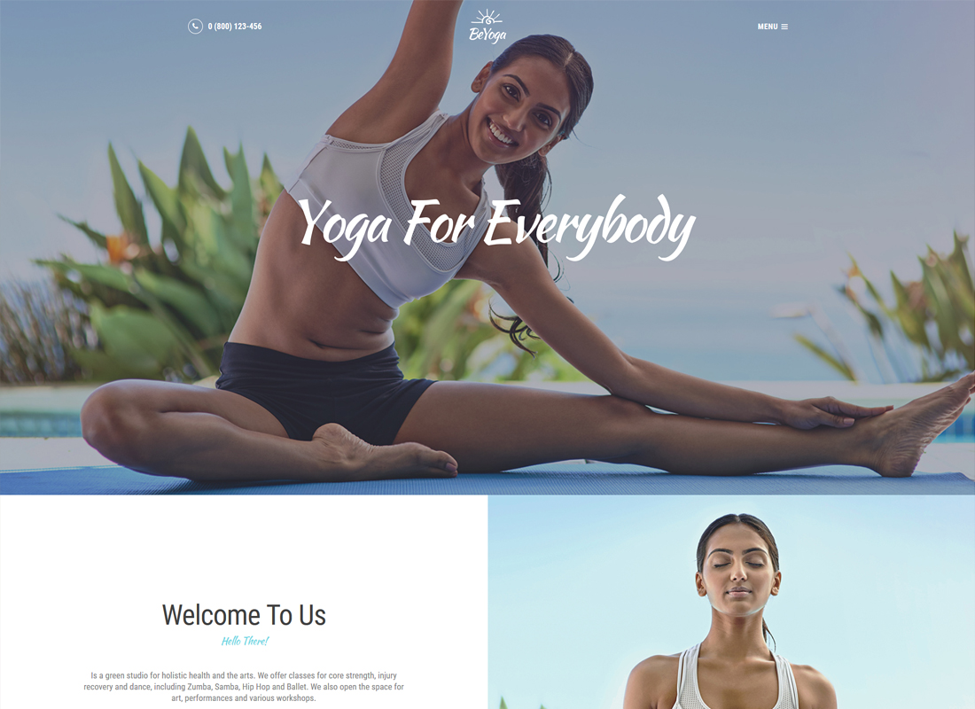 BeYoga | Tema WordPress Yogastudio & Gym