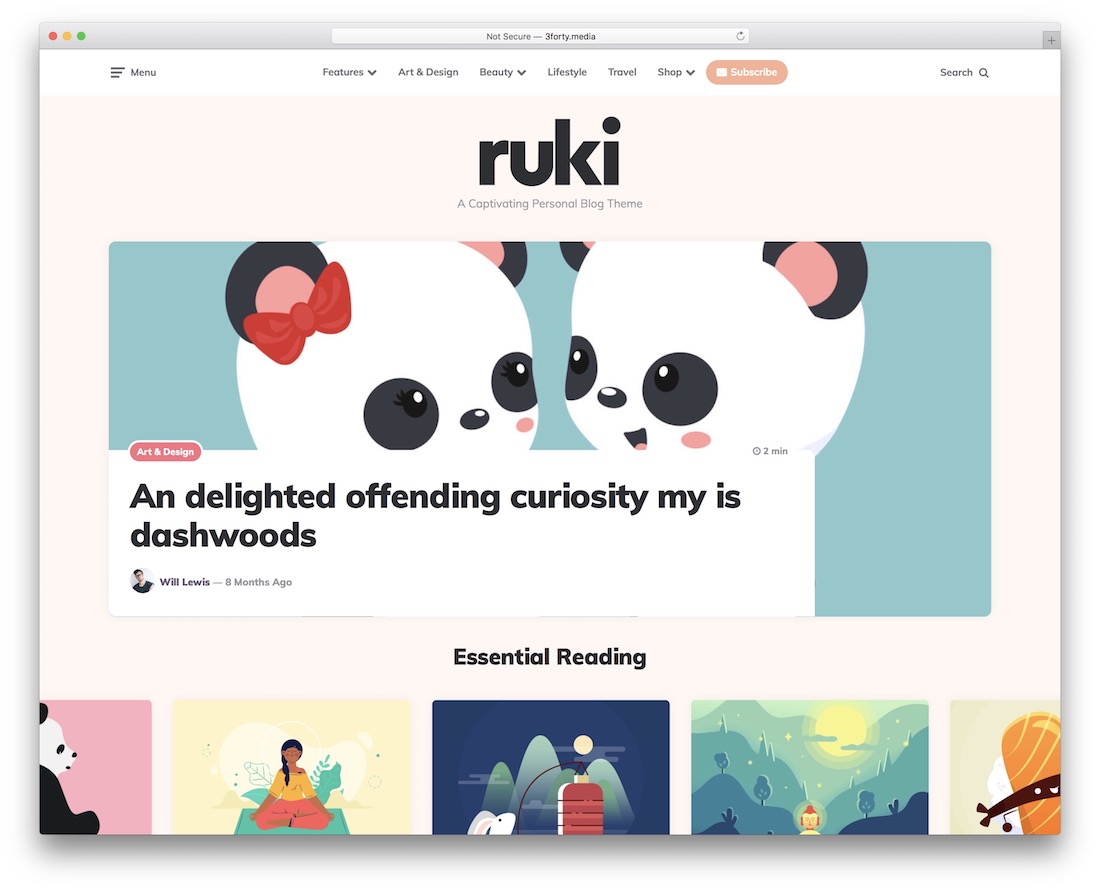 Ruki kobiecy motyw wordpress