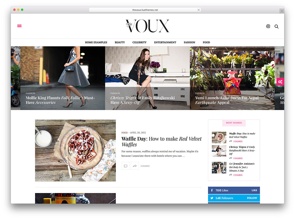 the voux - kobiecy motyw magazynu