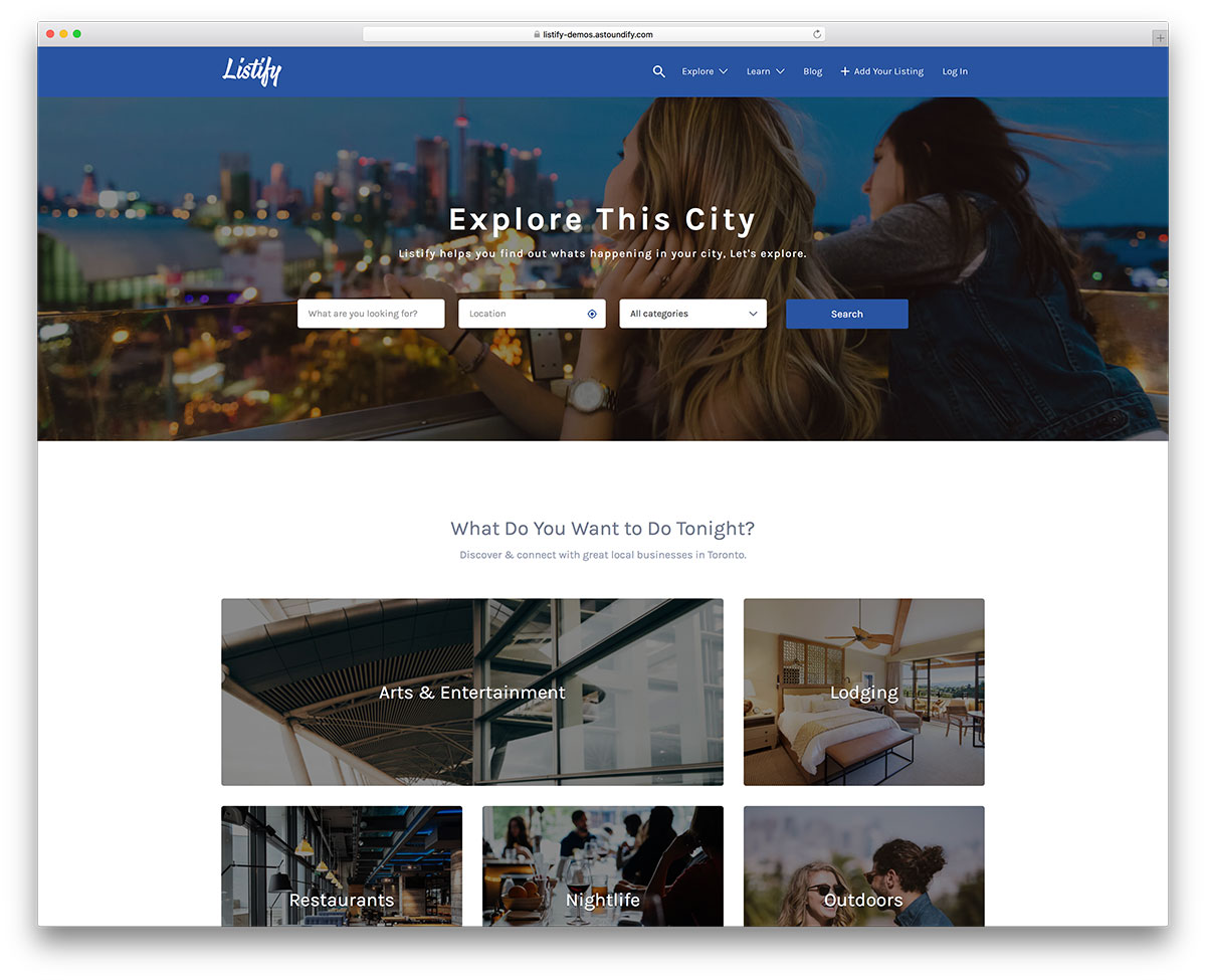 listify-creativre-directory-wordpress-template