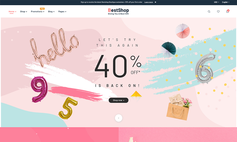 BestShop - Тема WooCommerce для нескольких поставщиков MarketPlace