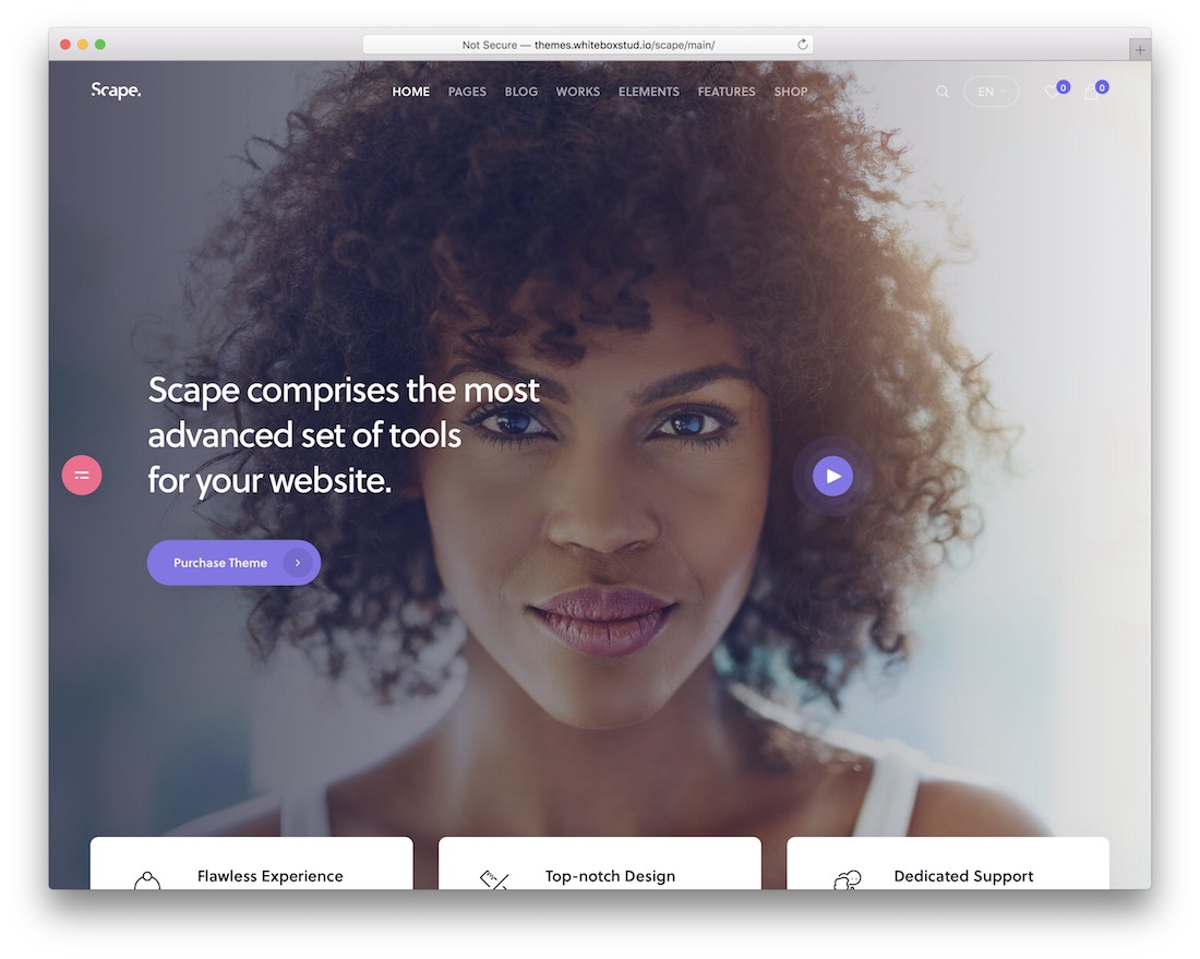 tema aziendale wordpress scape