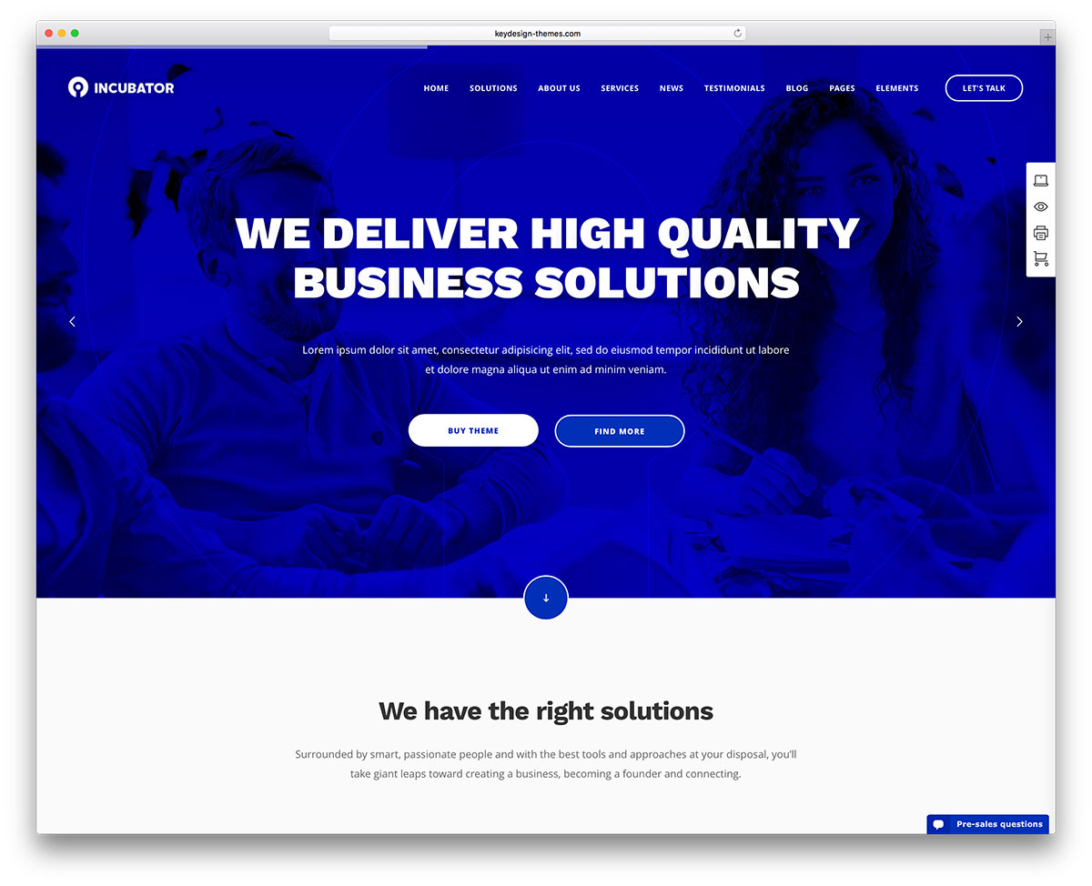 incubator-corporate-landiong-page-website-template