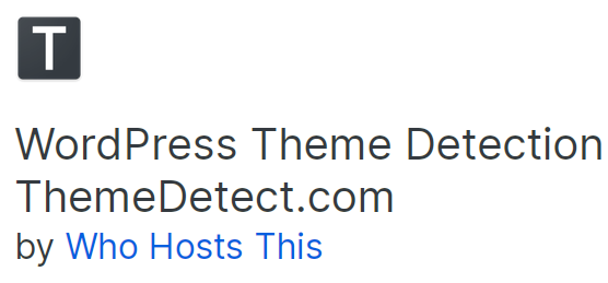 Detectarea temei WordPress