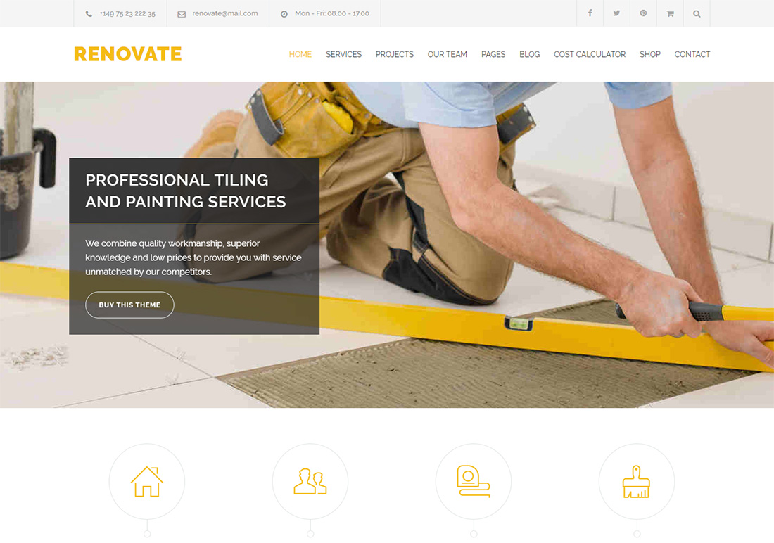 Renovar temas de WordPress para pintores