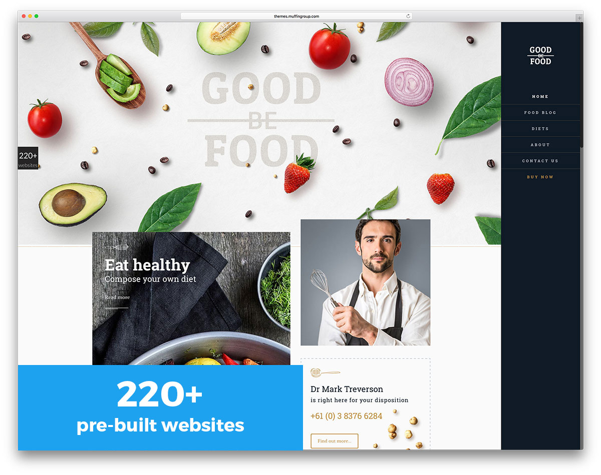 betheme-food-blog-เวิร์ดเพรส-ธีม