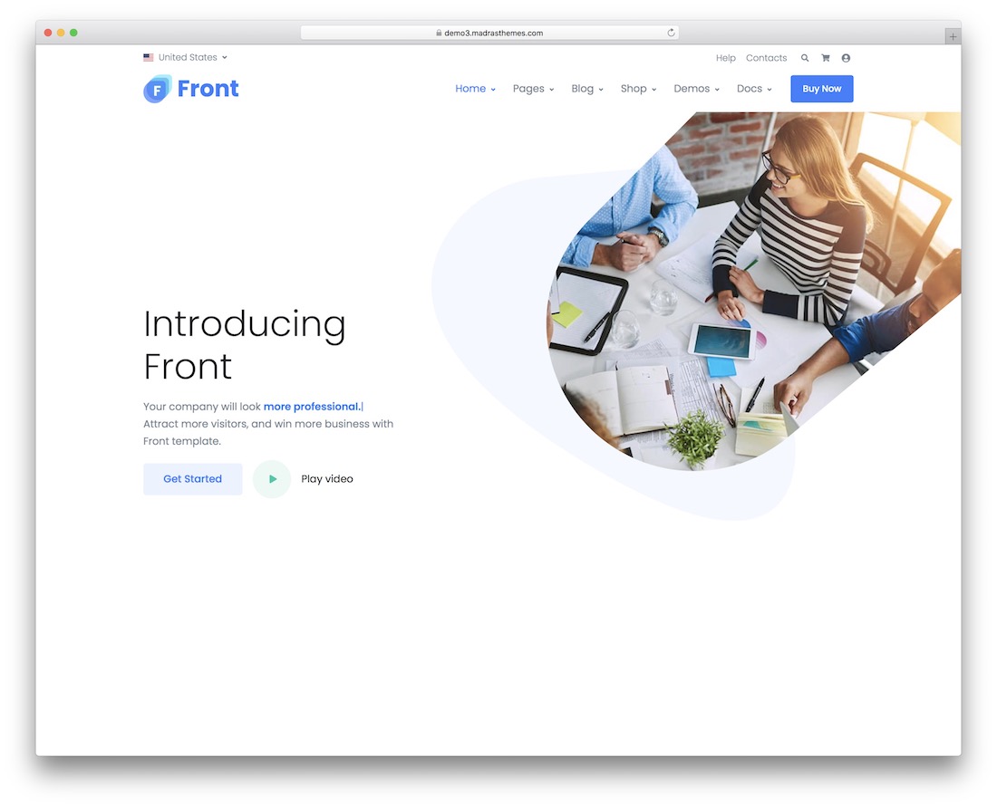 tema bootstrap frontal