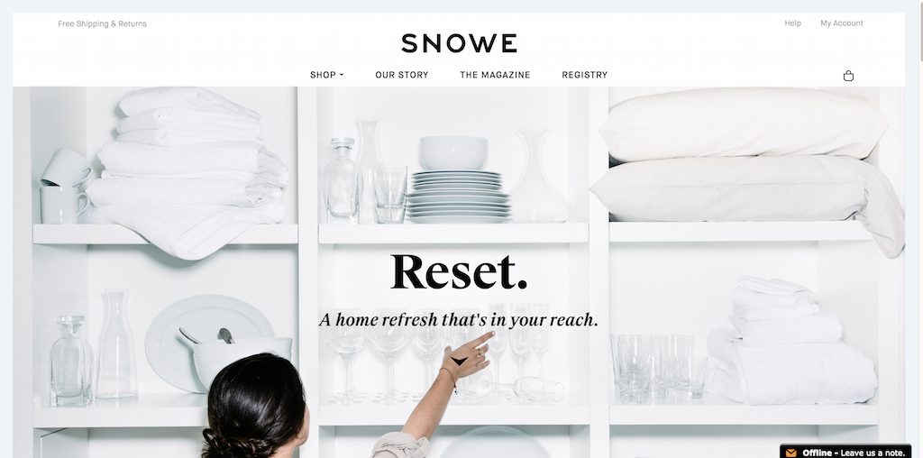 Snowe Home ของจำเป็นสำหรับทุกสิ่งที่ชีวิตนำมา