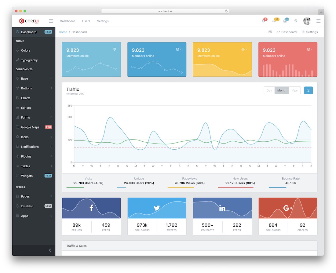 Responsive kostenlose Winkelvorlage