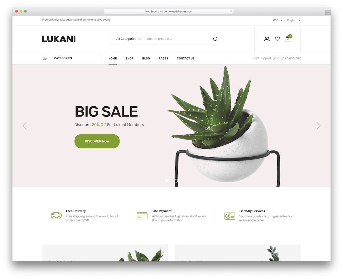 lukani 农业 wordpress 主题