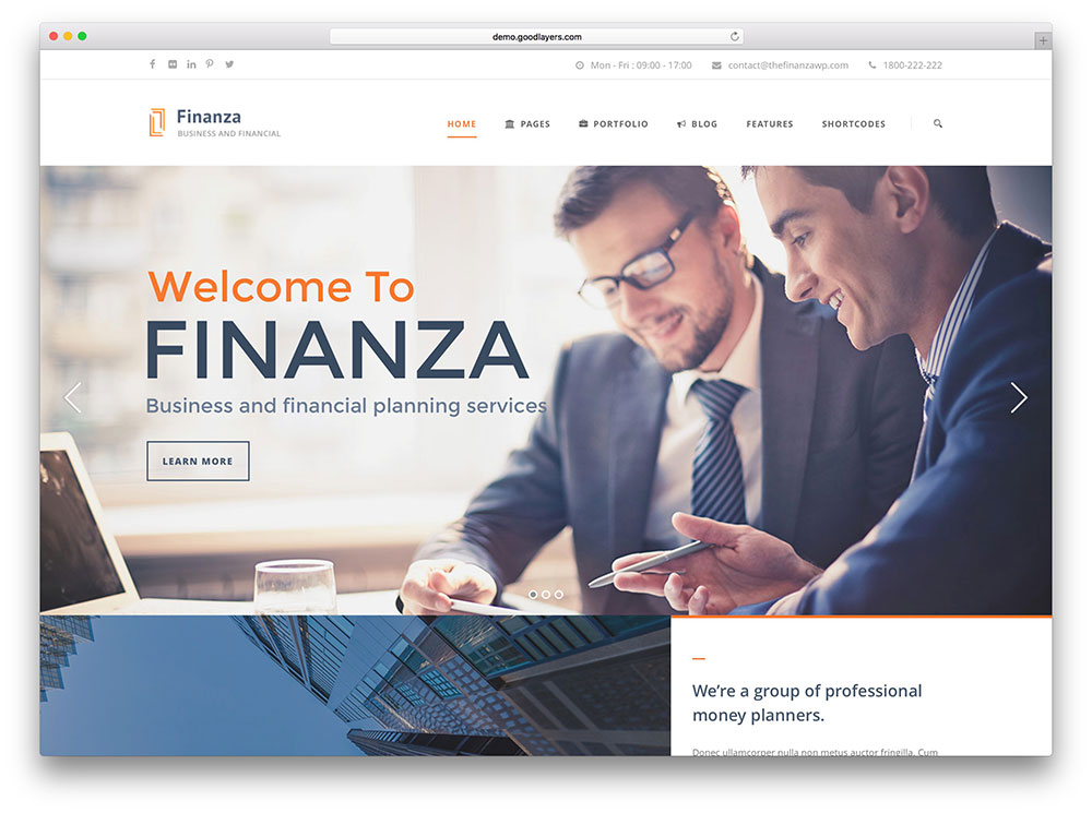 finanza-финансовый-сайт-тема
