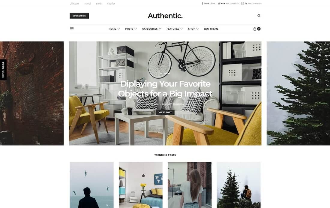 autentyczny motyw instagramu wordpress