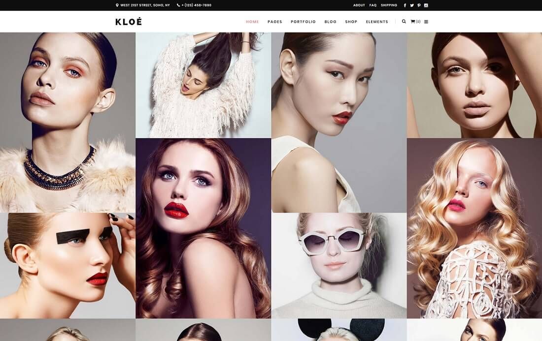 kloe wordpress ธีมอินสตาแกรม