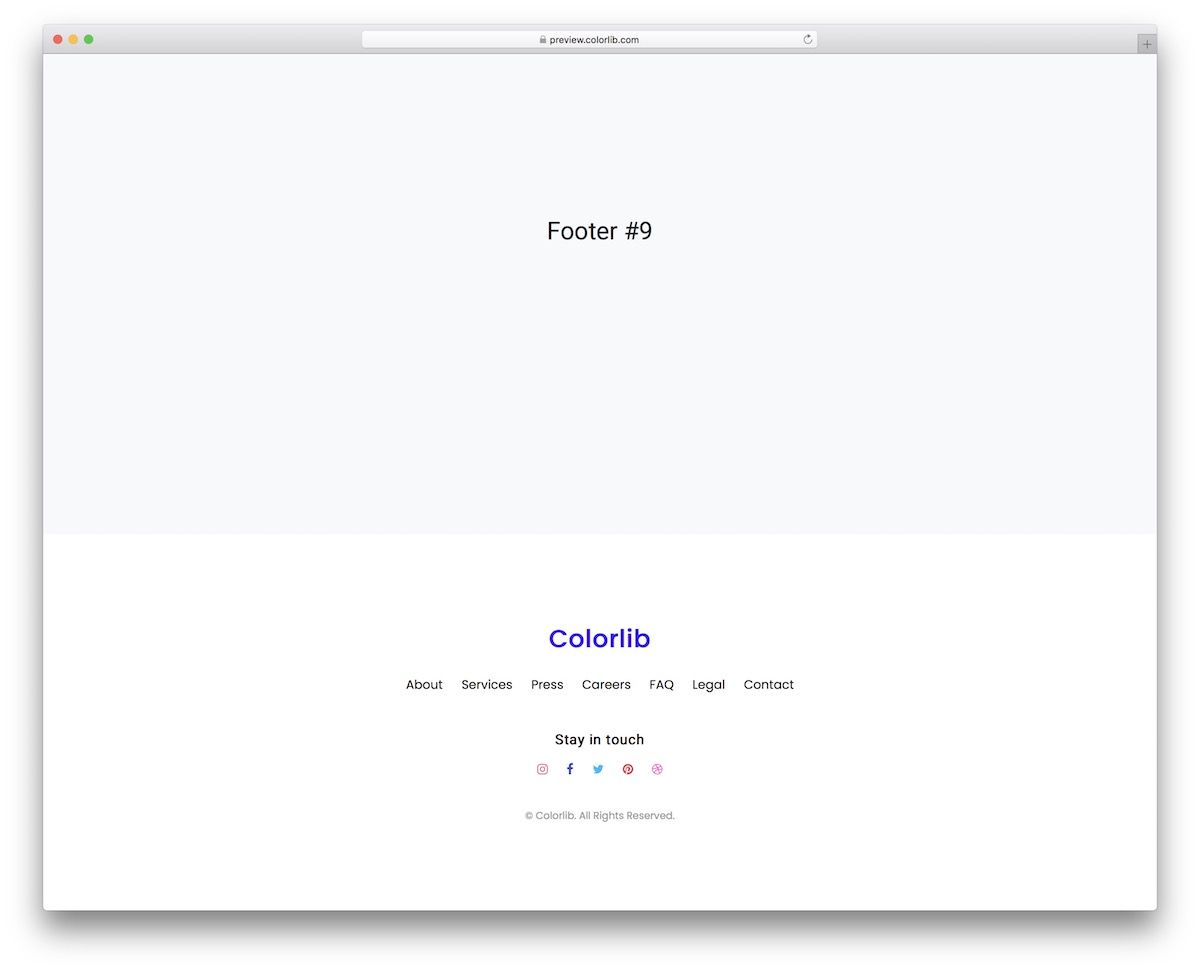 bootstrap footer 09