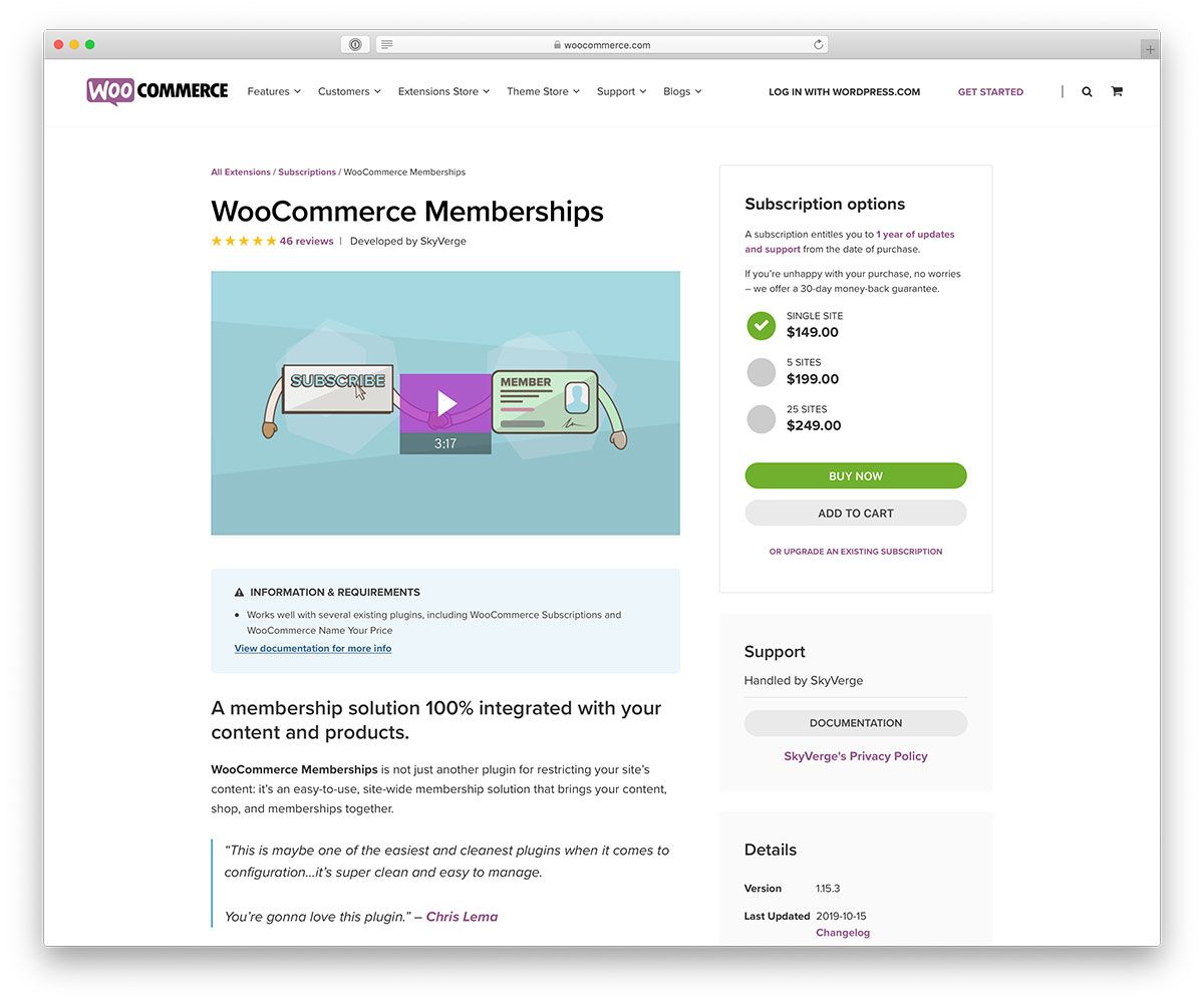 Vender membresías con WooCommerce