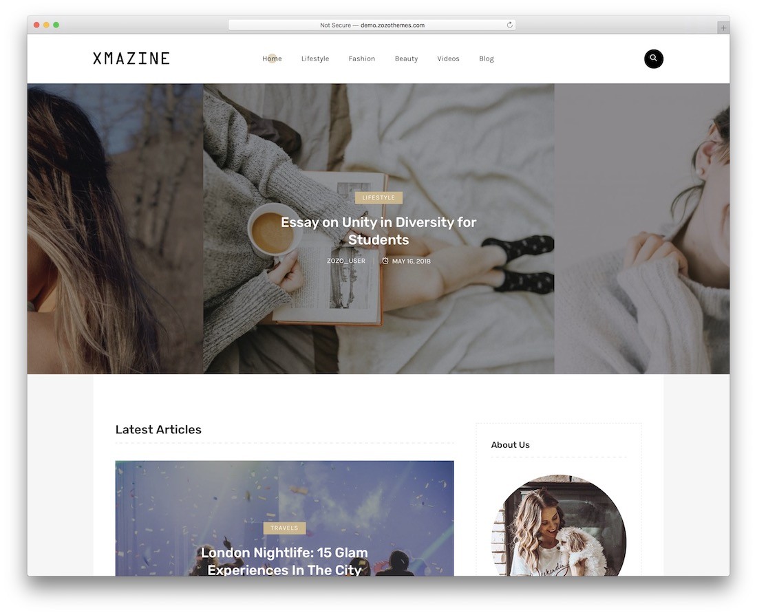 xmazine wordpress motyw