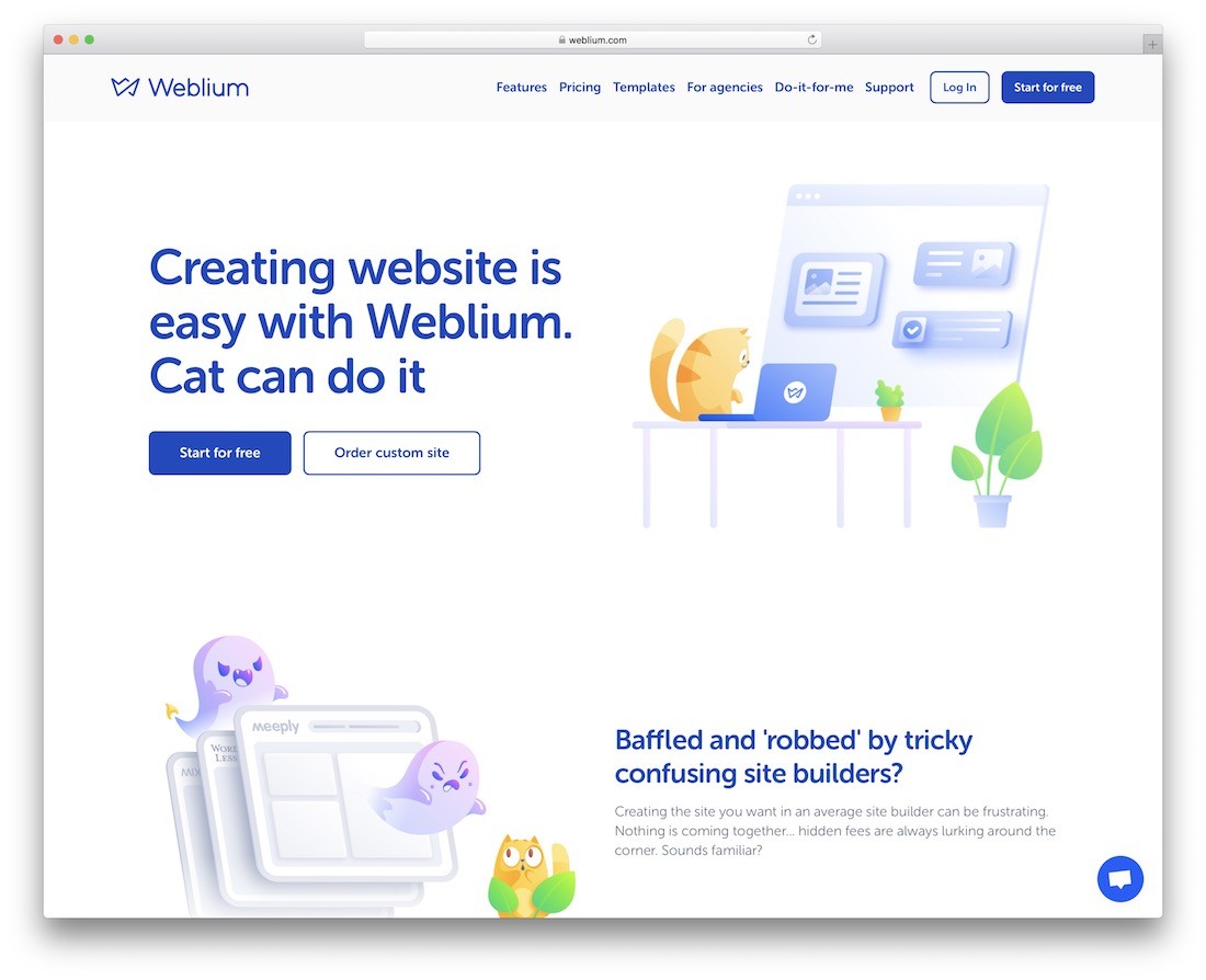 weblium ücretsiz kişisel web sitesi oluşturucu