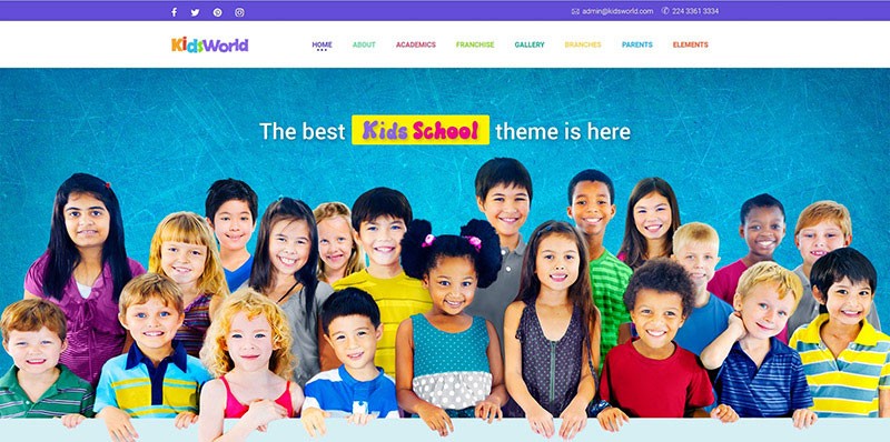 Kids World - Çocuklar, Çocuklar WordPress Teması