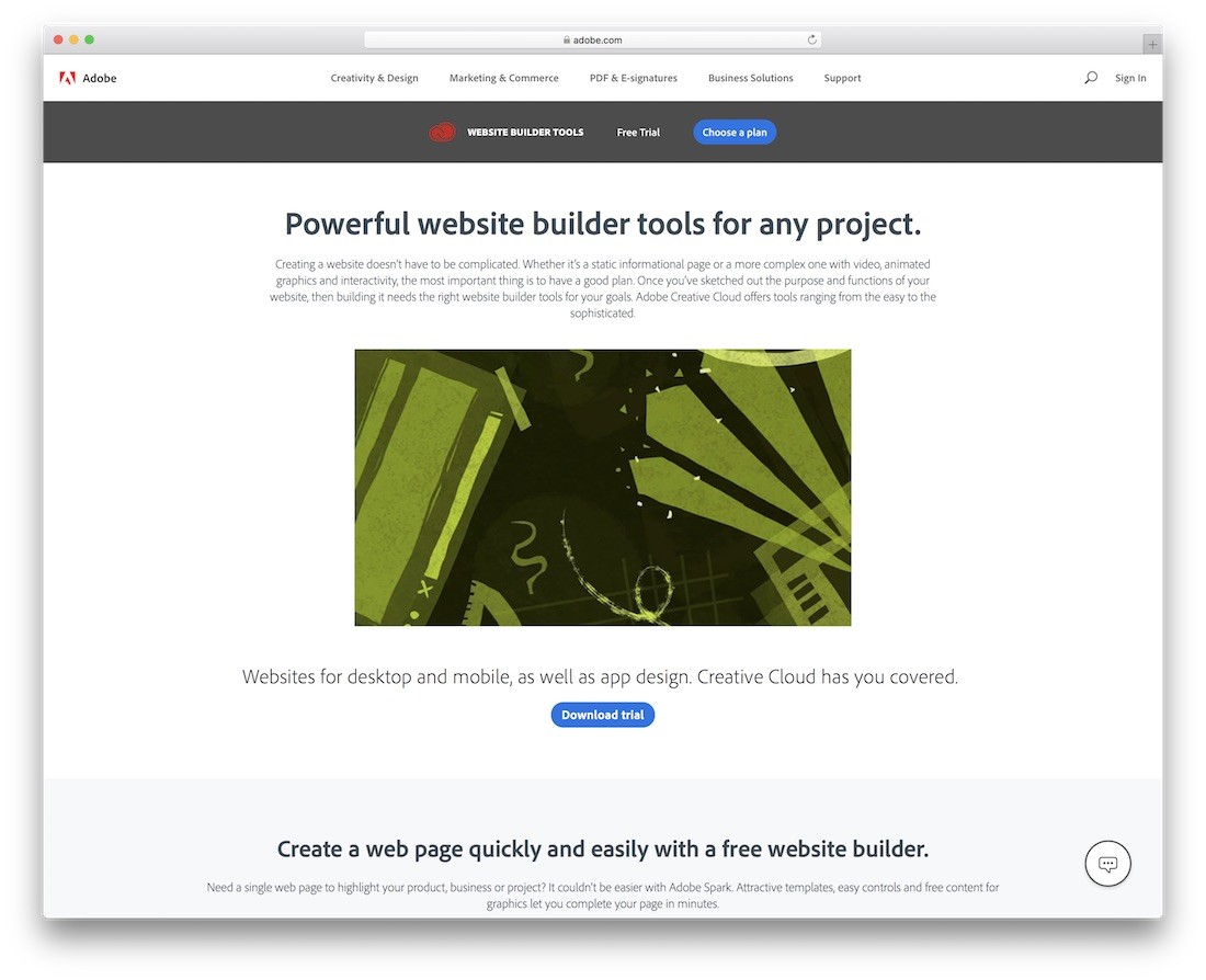 pembuat situs web adobe untuk mac