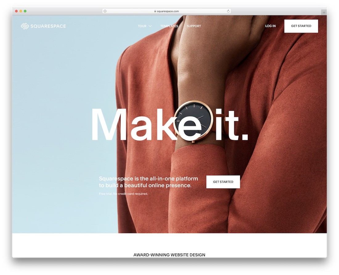 pembuat situs web squarespace untuk mac