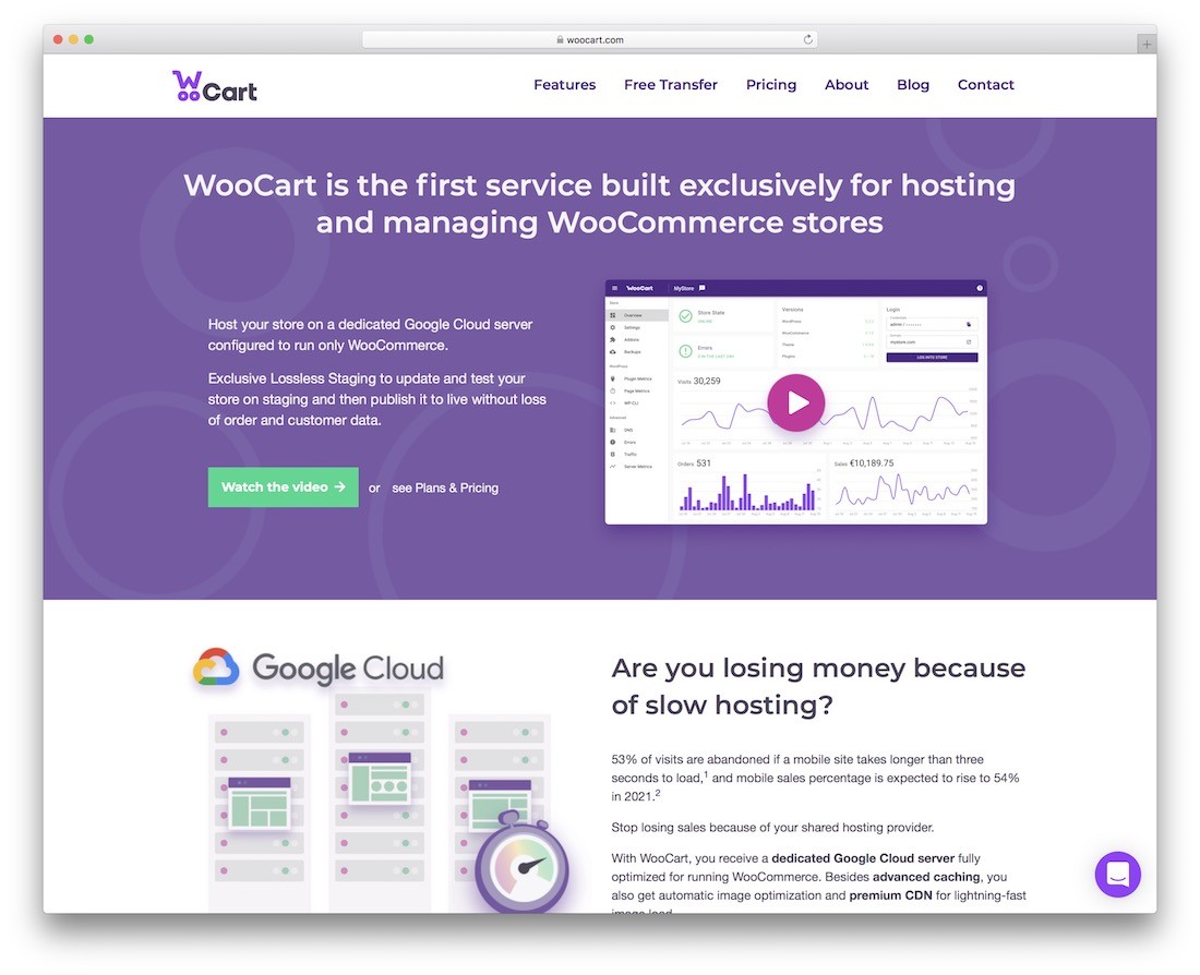 woocart woocommerce hosting