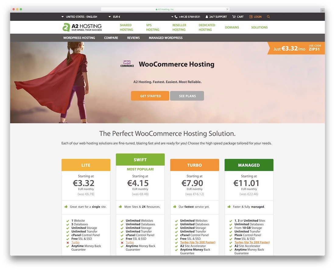 a2 hosting untuk woocommerce