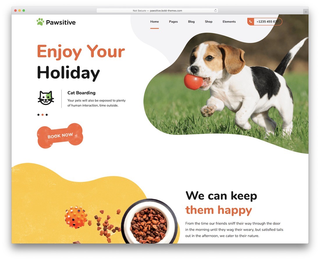 thème wordpress animal pawsitive