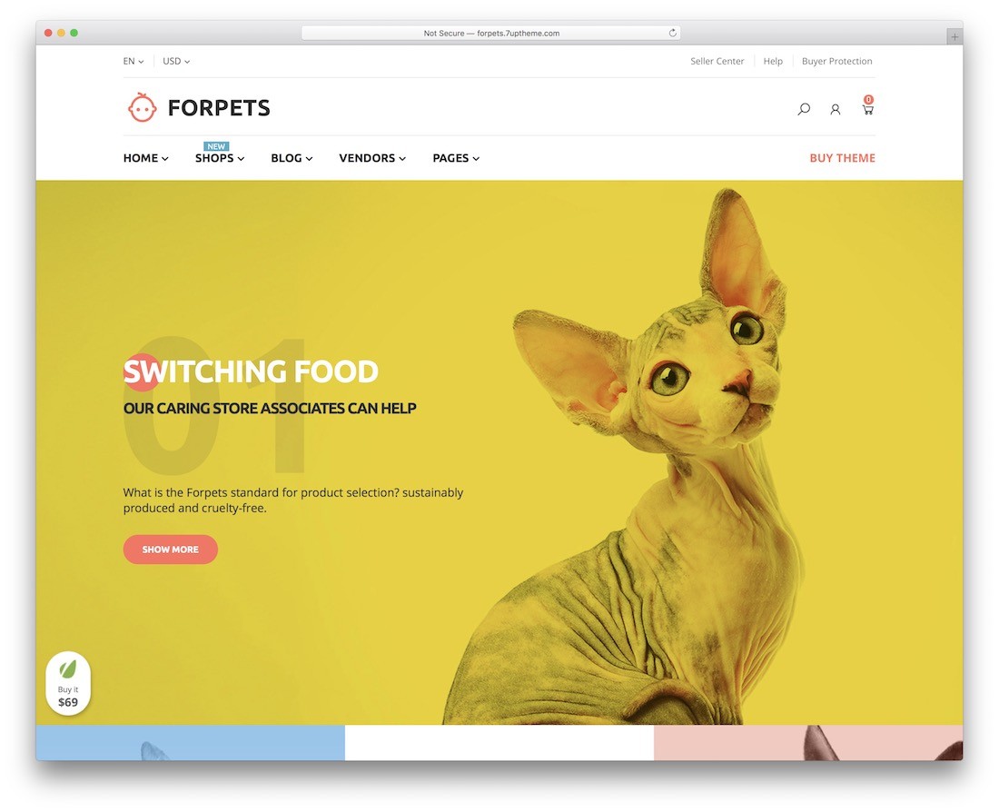 forpets animal thème wordpress