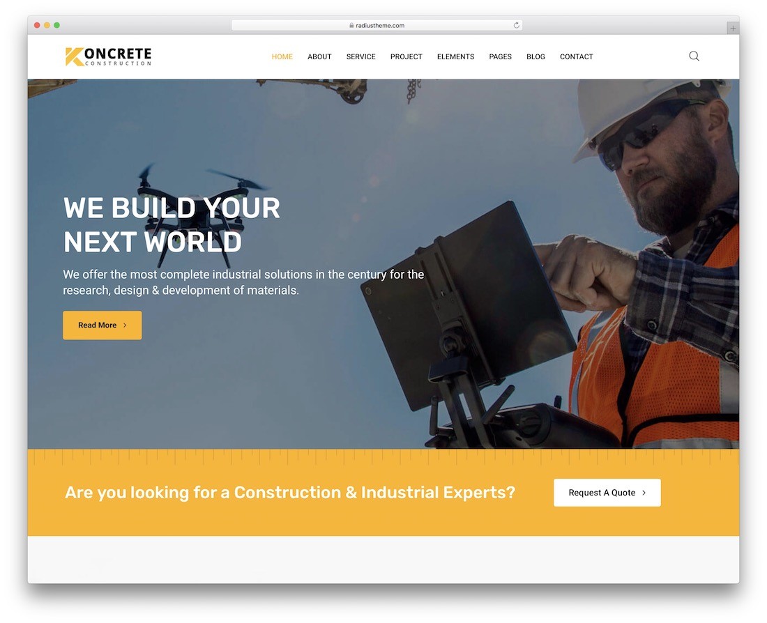 tema wordpress beton