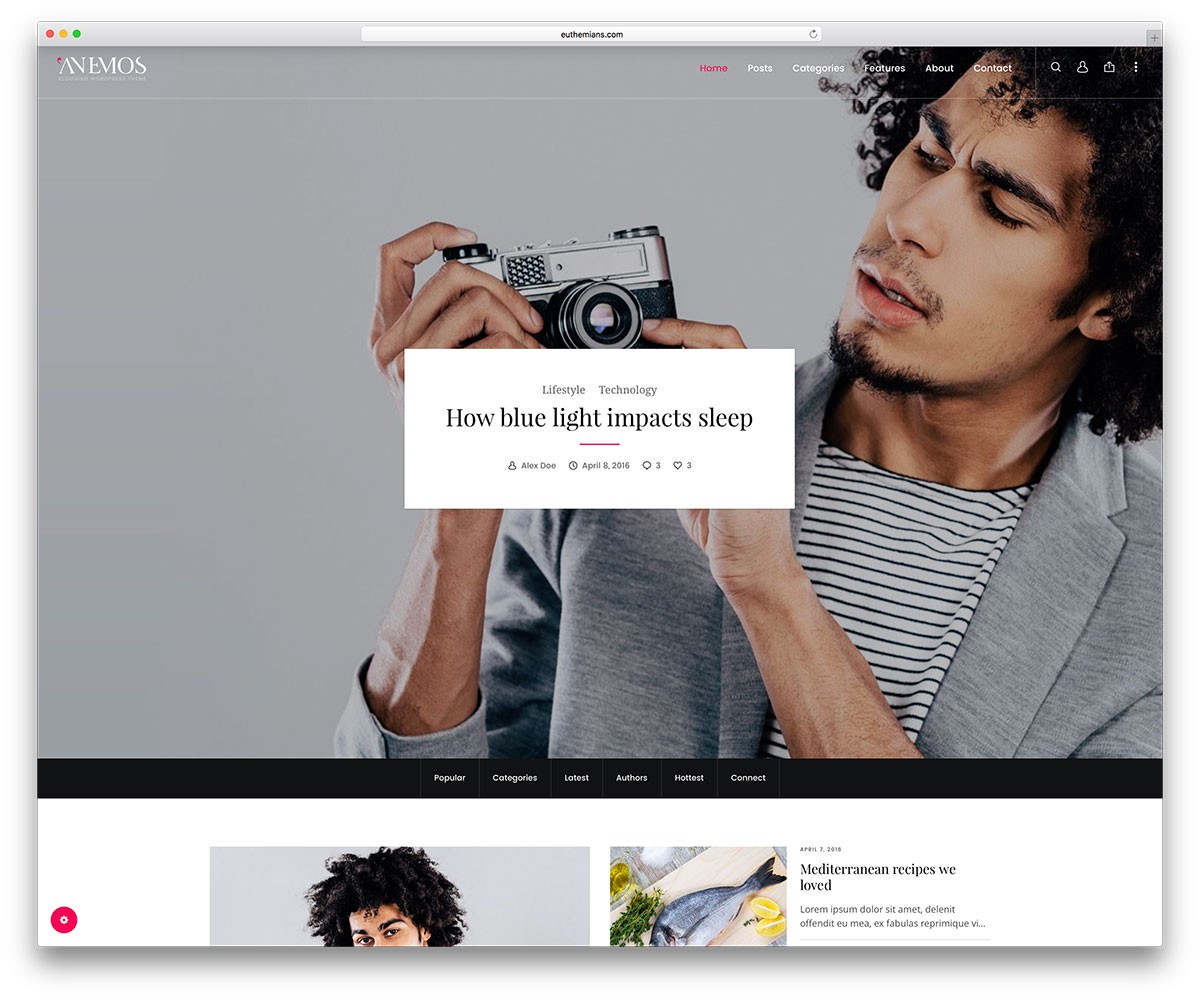 anemos-creative-wordpress-blog-template