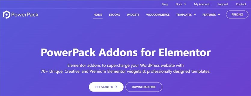 Widget blog PowerPacke addons Elementor WordPress