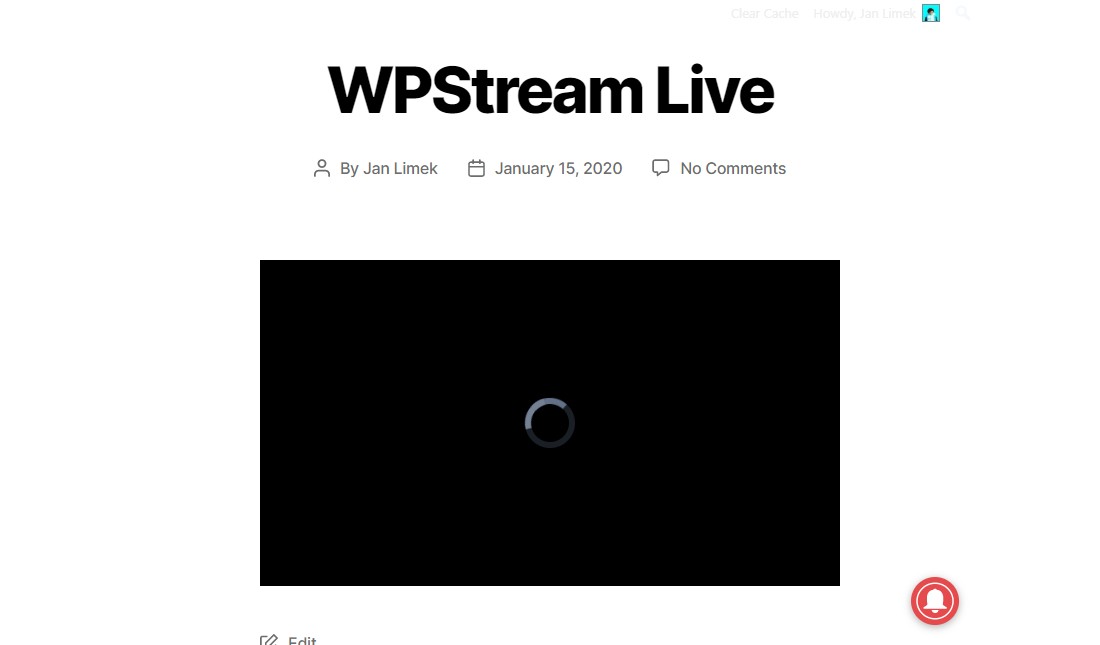 Plugin Live Streaming WordPress Sederhana