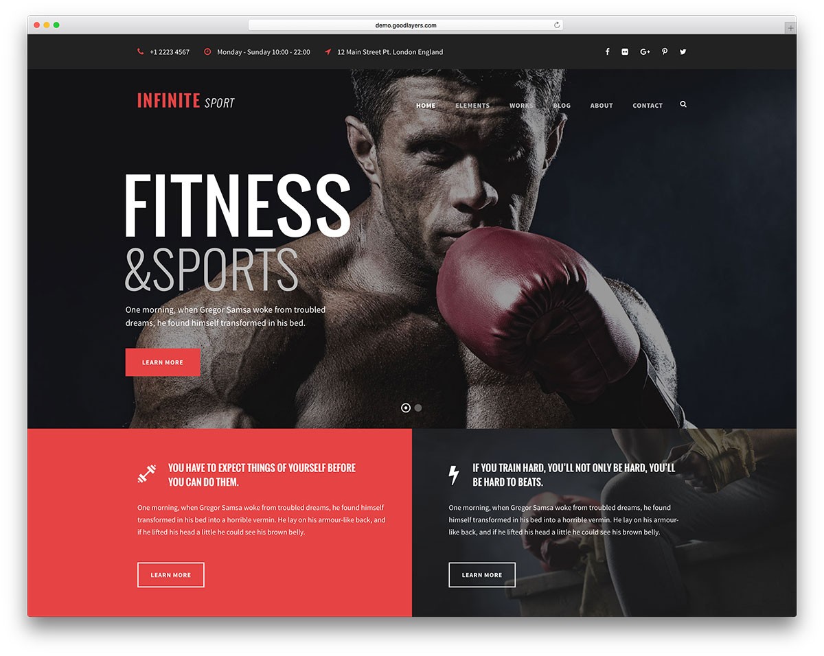 modèle-de-site-web-infini-fitness-wordpress